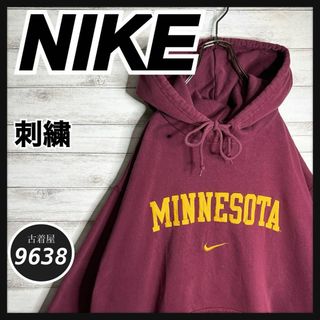 ナイキ(NIKE)の【入手困難!!】ナイキ ✈︎刺繍 アーチロゴ ゆるだぼ Minnesota(パーカー)