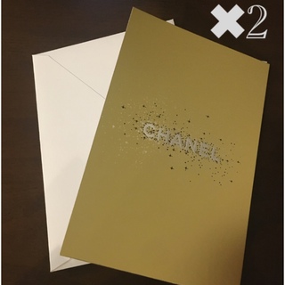 シャネル(CHANEL)のシャネル　メッセージカード　ホリデー　クリスマス　封筒(ノベルティグッズ)