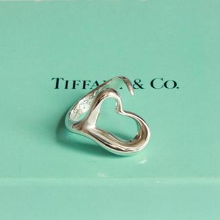 ティファニー(Tiffany & Co.)のTiffany&Co. ティファニー オープンハート リング 指輪 8号(リング(指輪))