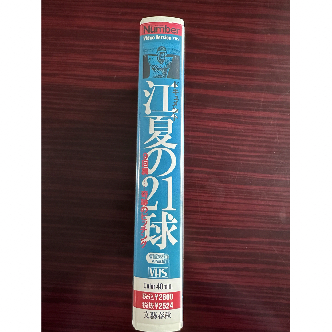 ＣＡＲＰ　「大野豊・我が選んだ道に悔いは無し」＋「江夏の21球」　VHSテープ エンタメ/ホビーのコレクション(その他)の商品写真