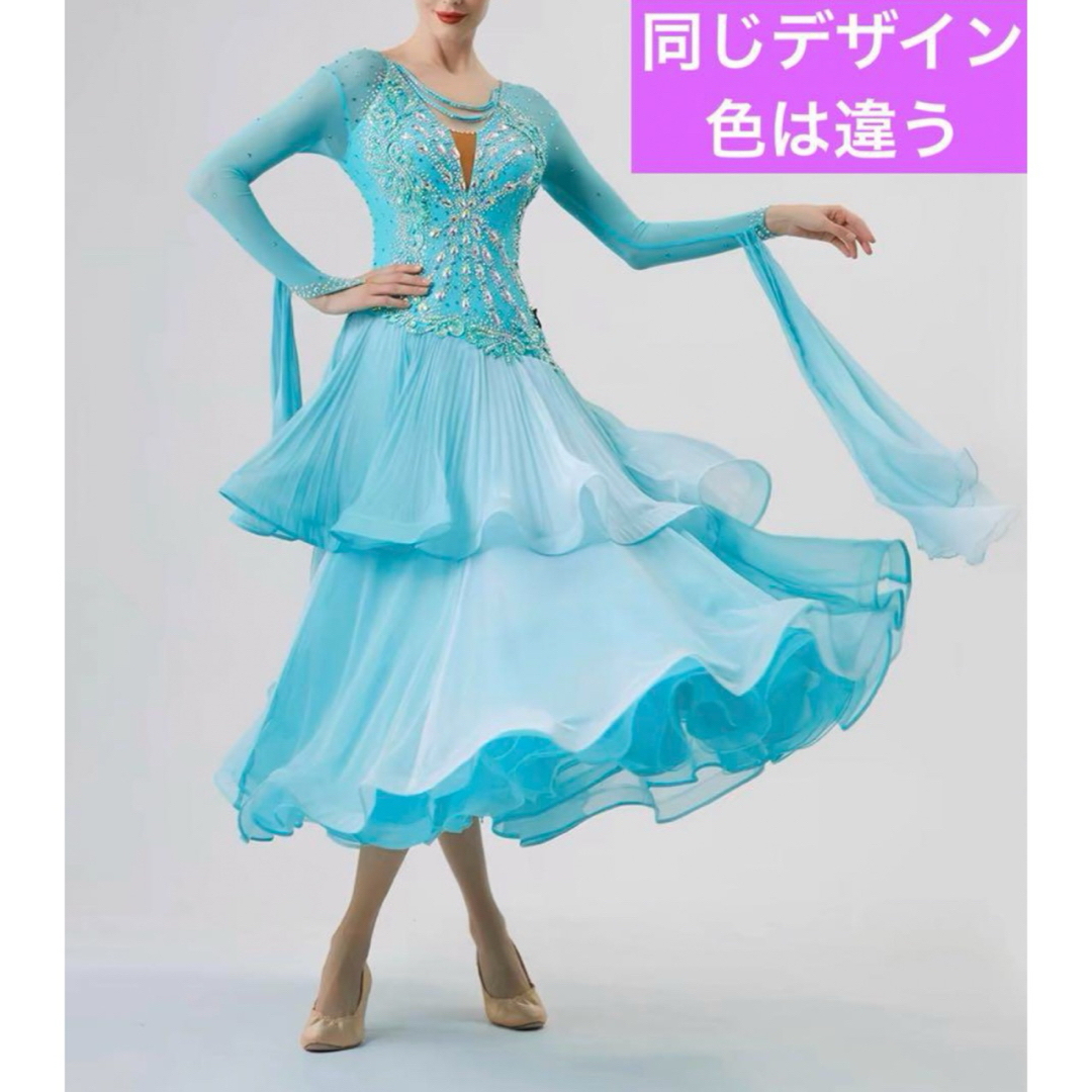 新作品‼️ 社交ダンスドレス&ワンピース Mサイズ - 社交ダンス 新作品‼️ 社交ダンスドレス&ワンピース Mサイズ - 社交ダンス