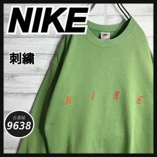 ナイキ(NIKE)の【入手困難!!】ナイキ ✈︎刺繍ロゴ 白タグ ゆるだぼ トレーナー 重ね着(スウェット)