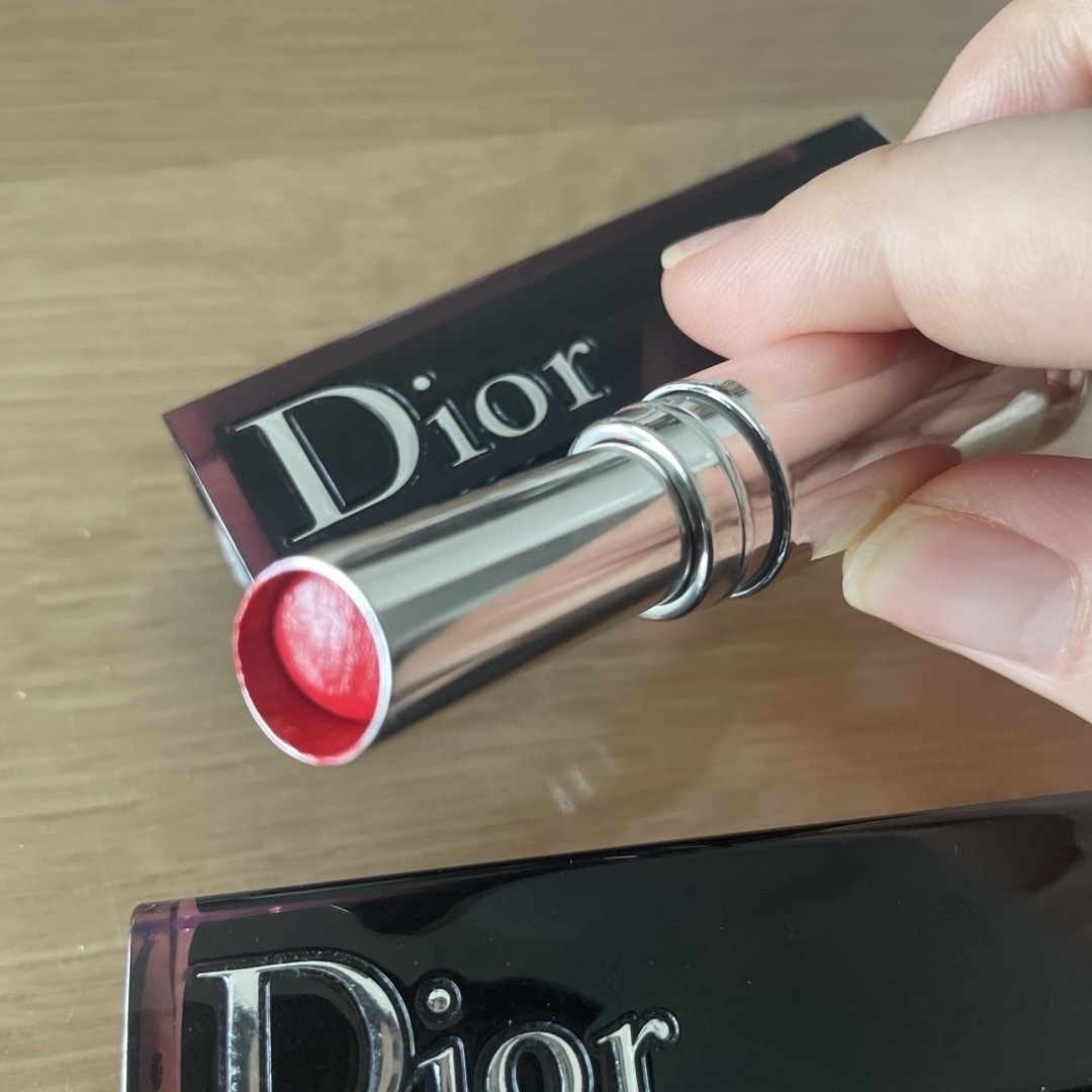 Dior(ディオール)のDIOR Addict ラッカースティック　2本セット　廃盤品　残量7割 コスメ/美容のベースメイク/化粧品(口紅)の商品写真