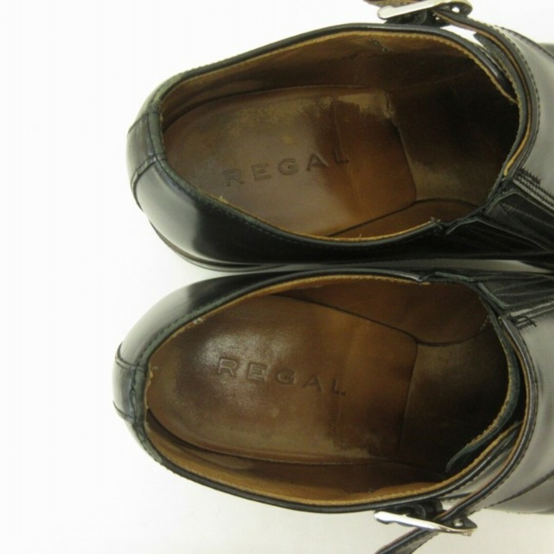 REGAL(リーガル)のリーガル ビジネスシューズ 革靴 レザーシューズ モンクストラップ 25EE 黒 メンズの靴/シューズ(ドレス/ビジネス)の商品写真