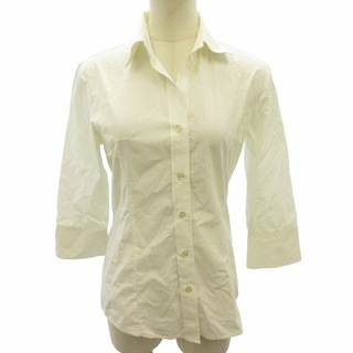 ナラカミーチェ 小さいサイズ シャツ ブラウス 長袖 白 ホワイト 0 約XS(シャツ/ブラウス(長袖/七分))