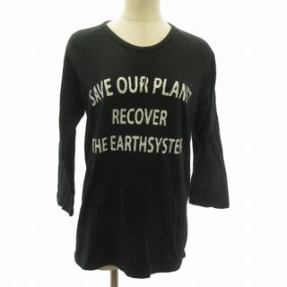 ビームス BEAMS プリントTシャツ ロンT カットソー 長袖 M ■GY09