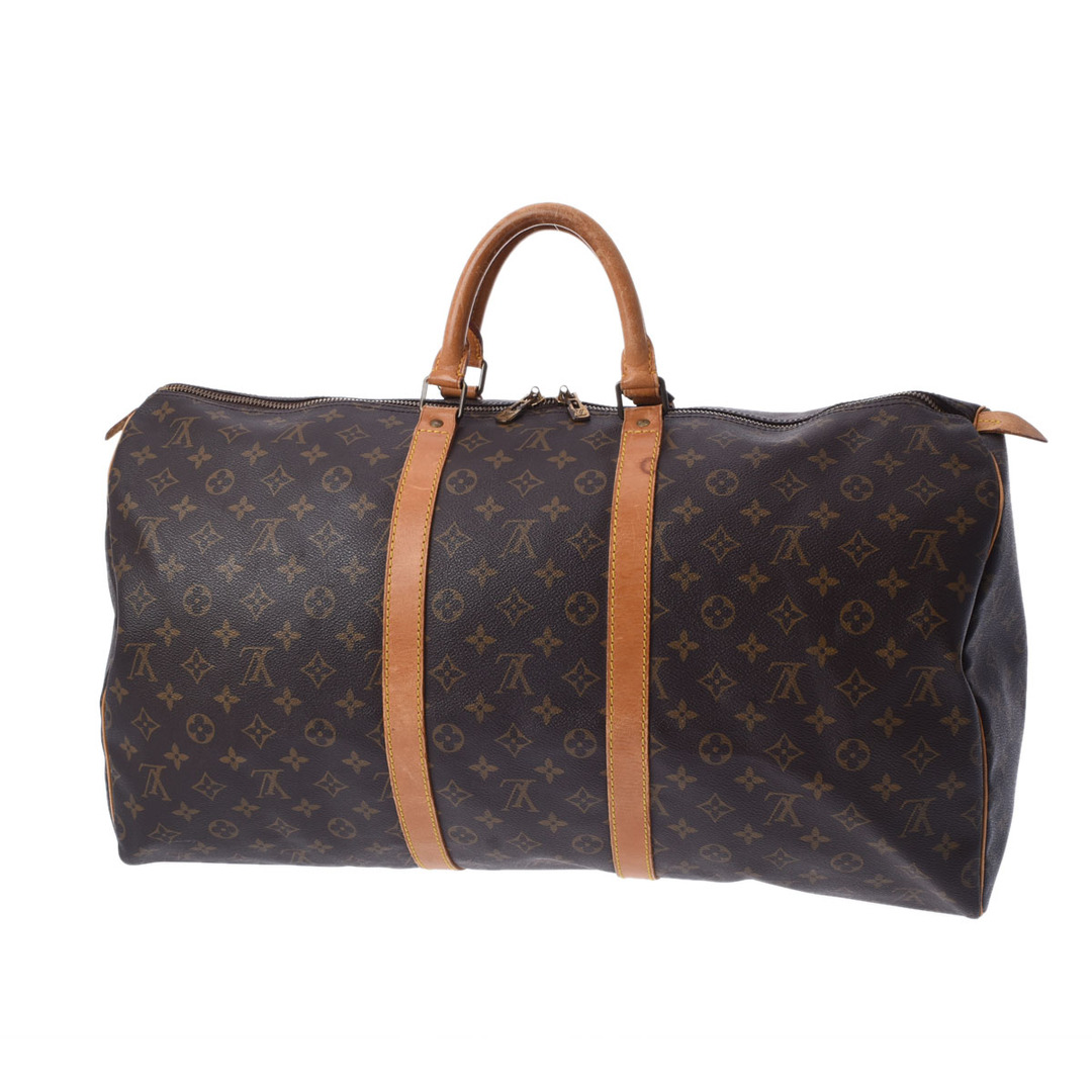 LOUIS VUITTON(ルイヴィトン)のルイヴィトン モノグラム キーポル 55 ボストンバッグ ブラウン レディースのバッグ(ボストンバッグ)の商品写真