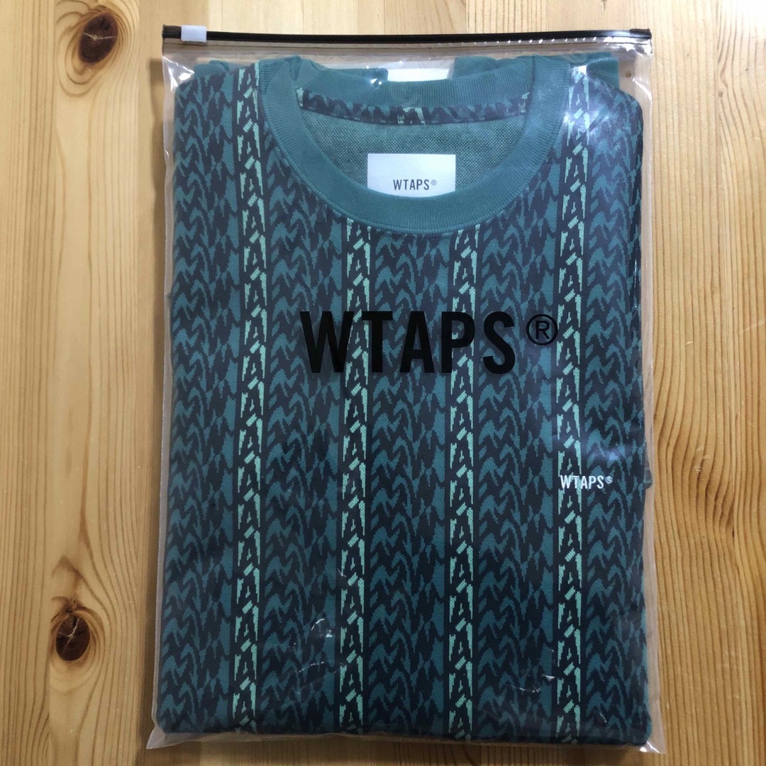 W)taps(ダブルタップス)のWTAPS BDY LS COTTON TEXTILE SIGN GREEN M メンズのトップス(Tシャツ/カットソー(七分/長袖))の商品写真