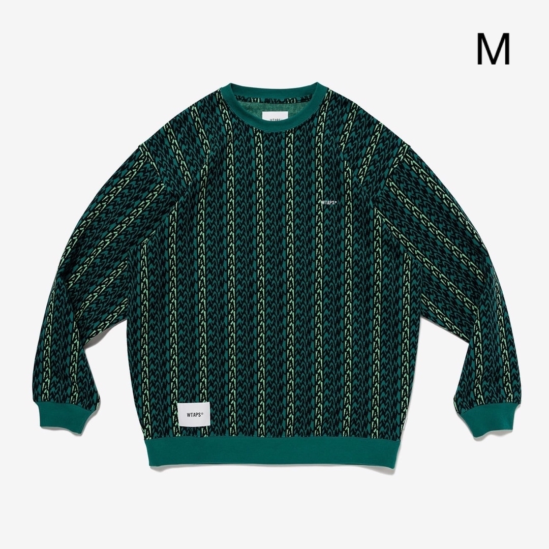 W)taps(ダブルタップス)のWTAPS BDY LS COTTON TEXTILE SIGN GREEN M メンズのトップス(Tシャツ/カットソー(七分/長袖))の商品写真