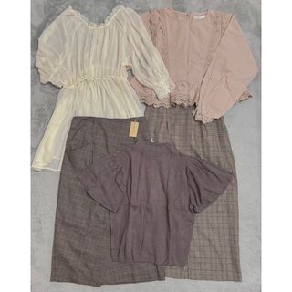 フィフス(fifth)の❤️期間限定価格❤️ゆうパックor宅急便❤️新品タグ付き5点セット❤️(シャツ/ブラウス(長袖/七分))