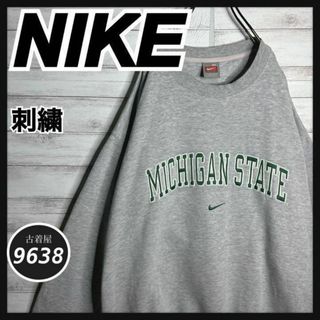 ナイキ(NIKE)の【入手困難!!】ナイキ ✈︎刺繍ロゴ ミシガン アーチロゴ メキシコ製 ゆるだぼ(スウェット)