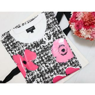 CHANEL - 希少 極美品✨CHANEL Tシャツ カットソー カシミヤ100 ココ CHANEL - 希少 極美品✨CHANEL Tシャツ カットソー カシミヤ100 ココ