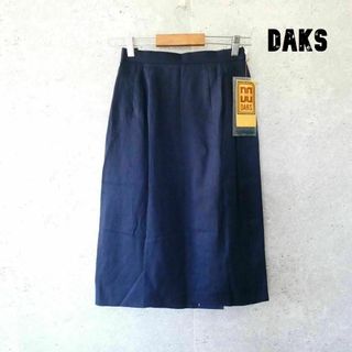 ダックス(DAKS)の未使用 DAKS 麻 リネン100％ ミモレ丈 ロングスカート(ロングスカート)