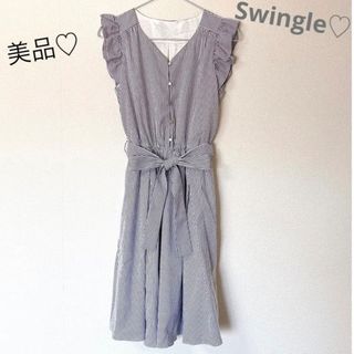 スウィングル(Swingle)のスウィングル♡ココディール♡定価17600円♡フリル♡リボン♡ワンピース(ロングワンピース/マキシワンピース)