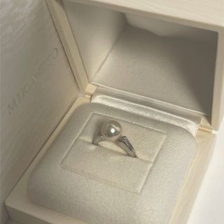 ミキモト(MIKIMOTO)の【超美品】ミキモトパールイヤリング8.4mm9号pt950(リング(指輪))