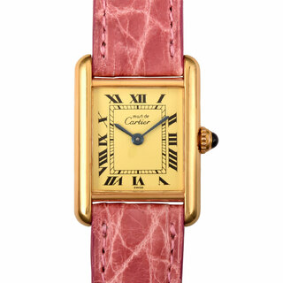 カルティエ(Cartier)のカルティエ Cartier 5057001 マストタンク SM ヴェルメイユ 腕時計 アイボリー文字盤 レディース【中古】(腕時計)