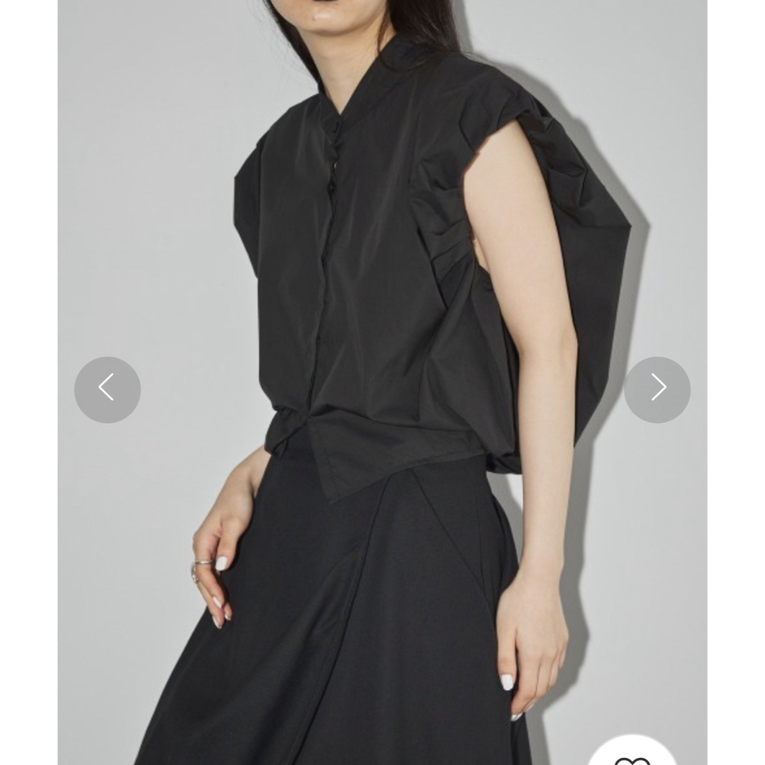 TODAYFUL(トゥデイフル)のtodayful / puff shoulder compact shirt レディースのトップス(シャツ/ブラウス(半袖/袖なし))の商品写真