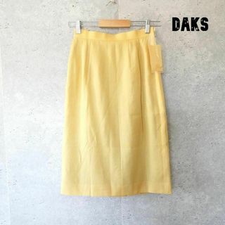 ダックス(DAKS)の未使用 DAKS 麻 リネン100％ ミモレ丈 ロングスカート(ひざ丈スカート)