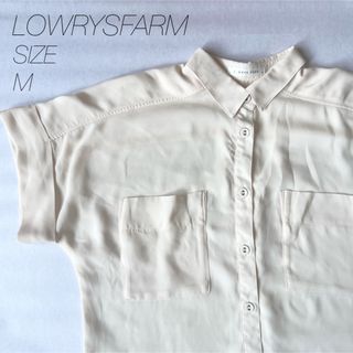 ローリーズファーム(LOWRYS FARM)のローリーズファーム シャツ ブラウス ピンクベージュ 春 かわいい(シャツ/ブラウス(半袖/袖なし))