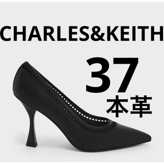 Charles and Keith - チャールズアンドキース　ハイヒール　ブラック　37