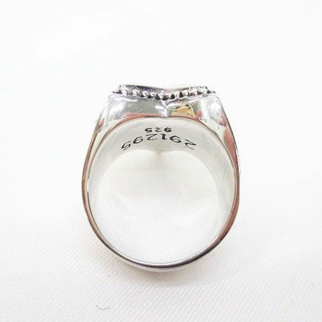 291295＝HOMME 925 SILVER スターリング オニキス 指輪  メンズのアクセサリー(リング(指輪))の商品写真