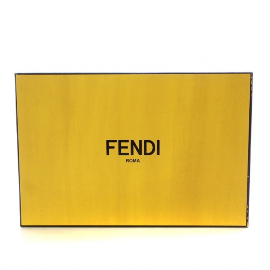 FENDI(フェンディ)のフェンディ ローファー ラウンドトゥ マルチスタッズ 35 22.0cm 黒 紫 レディースの靴/シューズ(ローファー/革靴)の商品写真