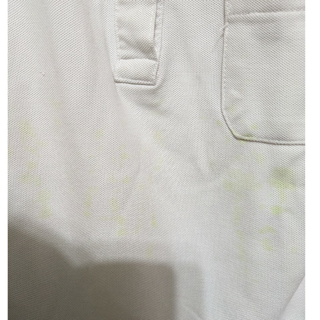 ポロシャツ　白　110 キッズ/ベビー/マタニティのキッズ服女の子用(90cm~)(Tシャツ/カットソー)の商品写真