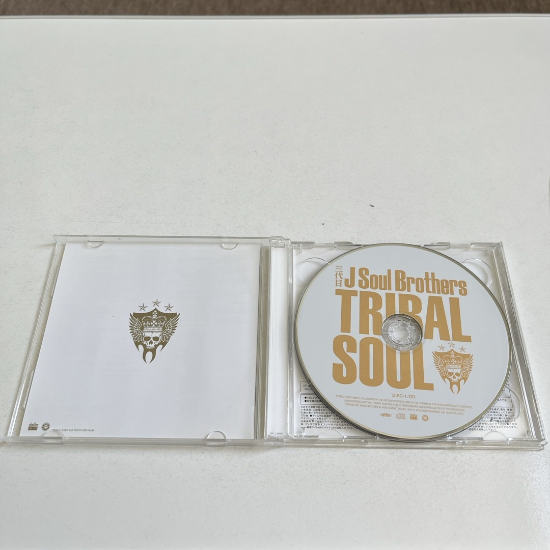 三代目 J Soul Brothers(サンダイメジェイソウルブラザーズ)のTRIBAL　SOUL（初回生産限定盤）DVD.ステッカー付 エンタメ/ホビーのCD(ポップス/ロック(邦楽))の商品写真