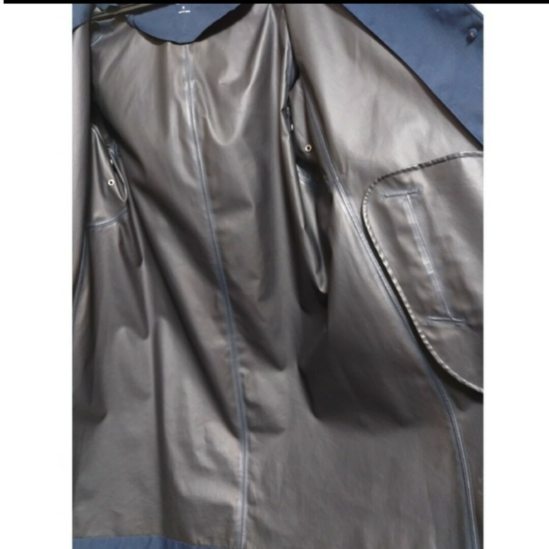 UNIQLO(ユニクロ)のUNIQLO ユニクロ　ステンカラーコート　ブロックテックコート　ネイビー レディースのジャケット/アウター(スプリングコート)の商品写真