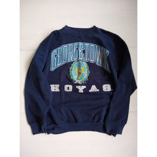 georgetown hoyas スエット　ネイビー　used (トレーナー/スウェット)