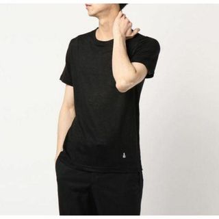 ギローバー(GUY ROVER)のGUY ROVER【 BLACK 】リネン ジャージー ポケットTシャツ XS(Tシャツ/カットソー(半袖/袖なし))