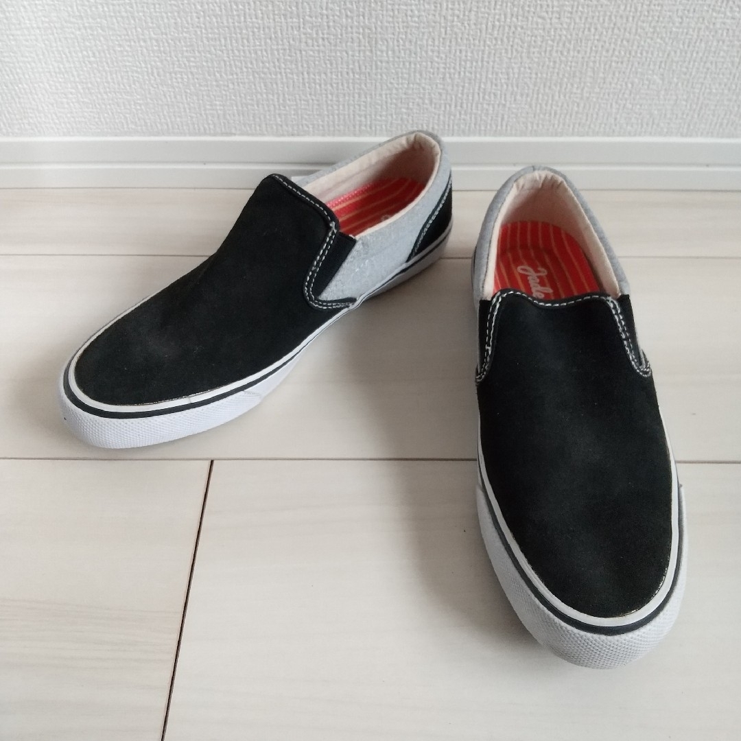 （443）Jade Crew ブラック×グレー シューズ（24.5cm） メンズの靴/シューズ(その他)の商品写真