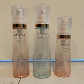 シセイドウ(SHISEIDO (資生堂))の資生堂　ベネフィーク 空容器３本　ボトルのみ(ボトル・ケース・携帯小物)