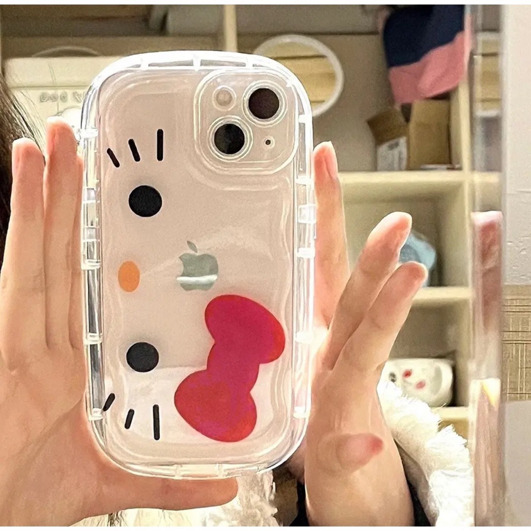 キティちゃん iPhone  13promaxケース カバー　クリア　kitty スマホ/家電/カメラのスマホアクセサリー(iPhoneケース)の商品写真