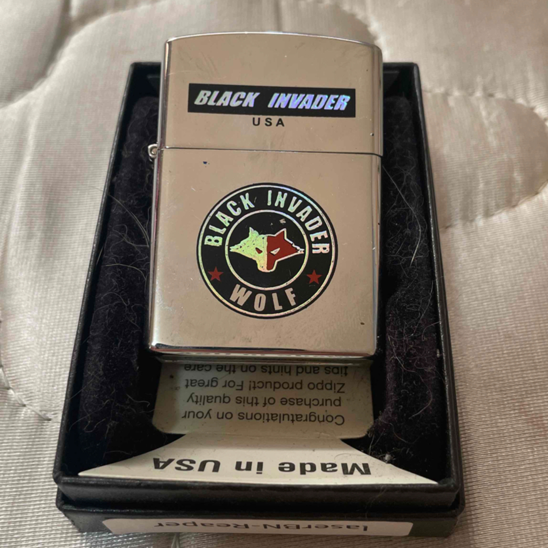 ZIPPO(ジッポー)のBLACK INVADER Wolf メンズのファッション小物(タバコグッズ)の商品写真