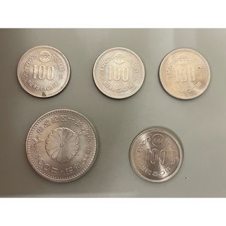 記念硬貨　5枚セット(貨幣)