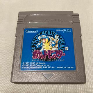 ゲームボーイ(ゲームボーイ)のポケットモンスター青　GB(携帯用ゲームソフト)