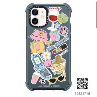 アイフォーン(iPhone)のCASETiFY iPhoneケース 12 mini パシフィックブルー(iPhoneケース)