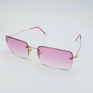 グッチ(Gucci)の正規品 グッチ GUCCI 度無しサングラス Sunglasses パープル 紫(サングラス/メガネ)