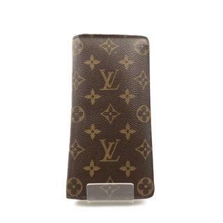 ルイヴィトン(LOUIS VUITTON)の〇〇LOUIS VUITTON ルイヴィトン モノグラム ポルト カルト クレディ  二つ折り長札入れ M60825 ブラウン(財布)