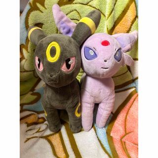 ポケモン(ポケモン)のブラッキー エーフィ ぬいぐるみ(ぬいぐるみ)