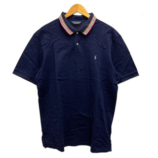 ポロゴルフ ラルフローレン ポロシャツ 半袖 L ネイビー ブルー マルチカラー(ポロシャツ)