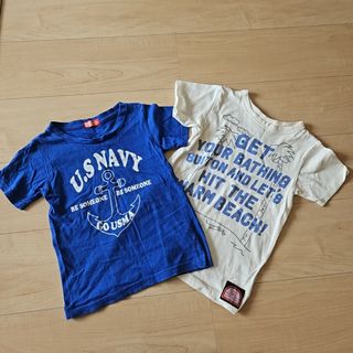 グロウ(GROW)のTシャツ　2枚セット　110 120 セット売り　中古品(Tシャツ/カットソー)