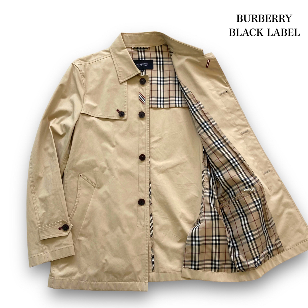 BURBERRY BLACK LABEL(バーバリーブラックレーベル)の【BURBERRY】バーバリーブラックレーベル ノバチェック ステンカラーコート メンズのジャケット/アウター(ステンカラーコート)の商品写真