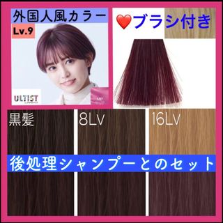 シセイドウ(SHISEIDO (資生堂))の【アルティスト９）MP、後処理シャンプー】セット⭐️ホワイトブリーチあります(カラーリング剤)