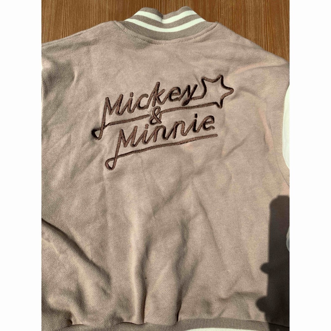 しまむら(シマムラ)のしまむら リトシー ミッキーミニースタジャン アウター キッズ/ベビー/マタニティのキッズ服男の子用(90cm~)(ジャケット/上着)の商品写真