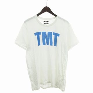 ティーエムティー(TMT)のティーエムティー Tシャツ カットソー 半袖 クルーネック コットン 白 XL(Tシャツ/カットソー(半袖/袖なし))