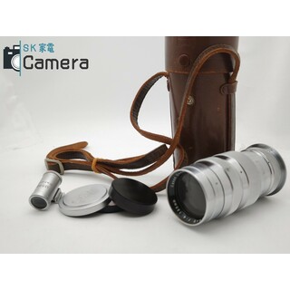 キヤノン(Canon)のCanon SERENAR 135ｍｍ F4 L39 + 135ｍｍ ファインダー 革ケース メタルキャップ付き キャノン(レンズ(単焦点))