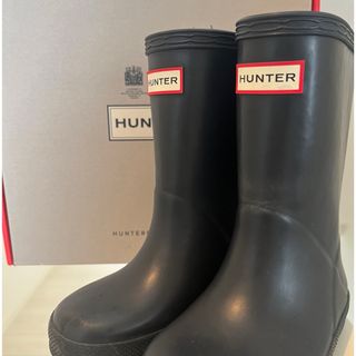 HUNTER - HUNTER キッズ　レインブーツ サイズ7