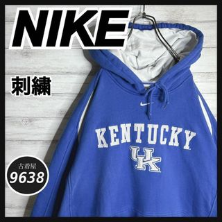 ナイキ(NIKE)の【入手困難!!】ナイキ ✈︎刺繍ロゴ Kentuckyゆるだぼ 裏起毛 肉厚(パーカー)